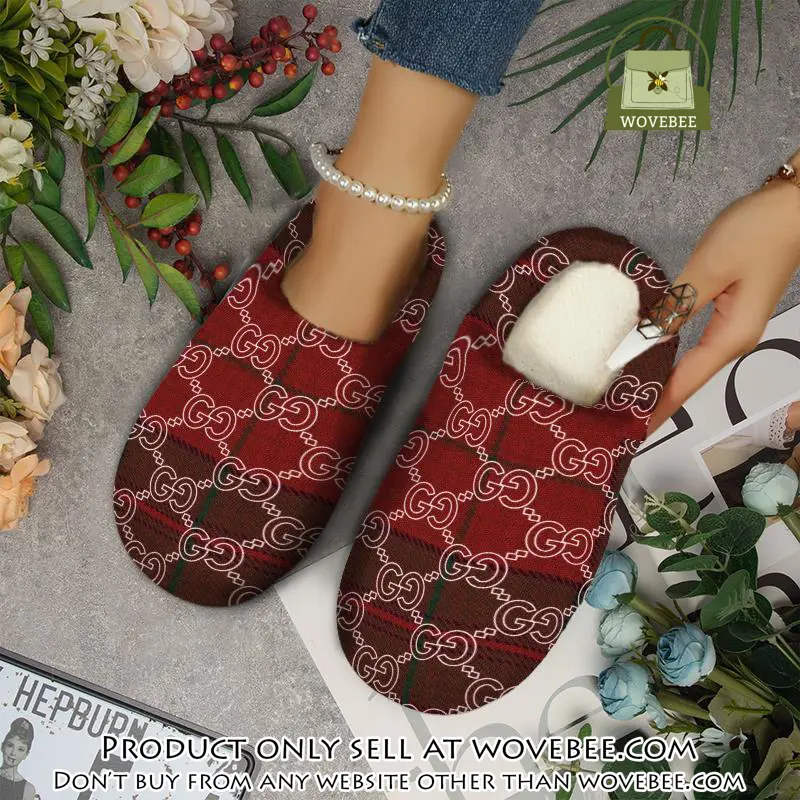 Gucci fleece slippers luxury inhouse slippers ihs1018 wvb0836664
